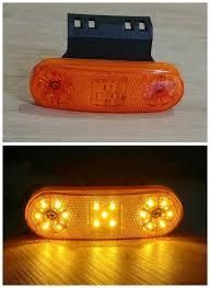 LED габарит 12/24V-Оранжев и бяло