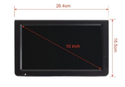 Портативен телевизор с цифров тунер  DVB-T2 D10 10.1 инча HDMI