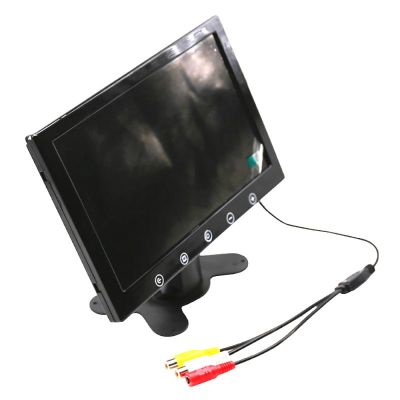 Монитор TFT LCD 10.1 инчов за връзка с камера за паркиране, DVD с 2 видео входа