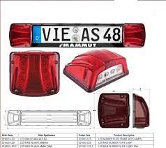 плафон за номер LED  12/24V