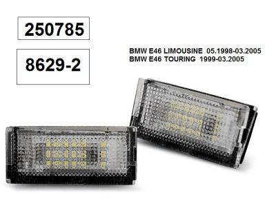 Плафон LED за рег. номер BMW E46