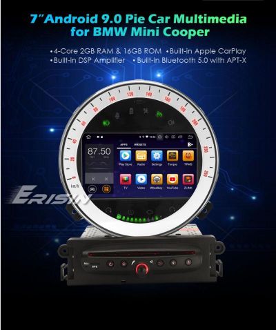 МУЛТИМЕДИЯ АНДРОИД 9 BMW Mini Cooper 2006-2013