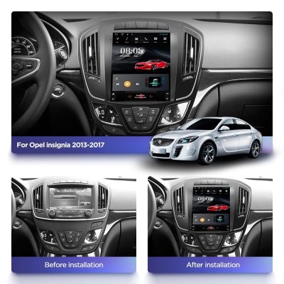 OPEL INSIGNIA, BUICK REGAL 2013-2017 ВЕРТИКАЛНА НАВИГАЦИЯ TESLA STYLE