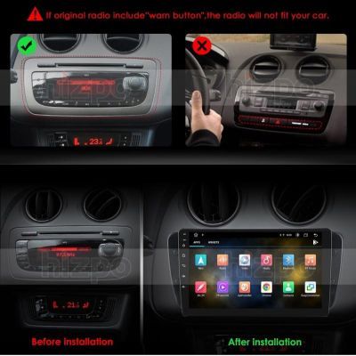 SEAT IBIZA 2009-2013 - 9" НАВИГАЦИЯ ANDROID