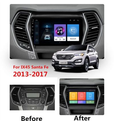 HYUNDAI SANTA FE IX45 2013 - 2017 - 9'' НАВИГАЦИЯ