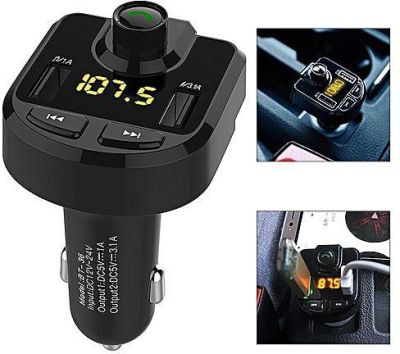 Автомобилен Bluetooth FM трансмитер с USB зарядно за GSM Bluetooth Car Kit BT36