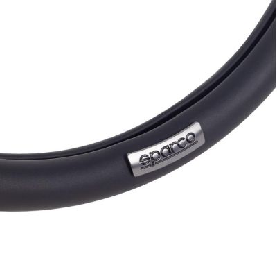 Калъф за волан SPARCO черен с червено