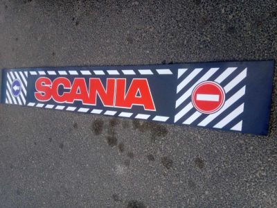 калобран ремарке 35х240 SCANIA син и червен надпис