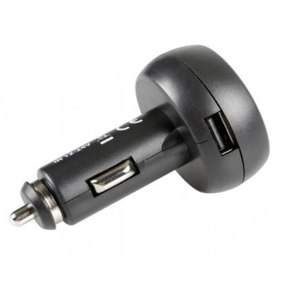 Зарядно за запалка с 4 USB + Волтметър