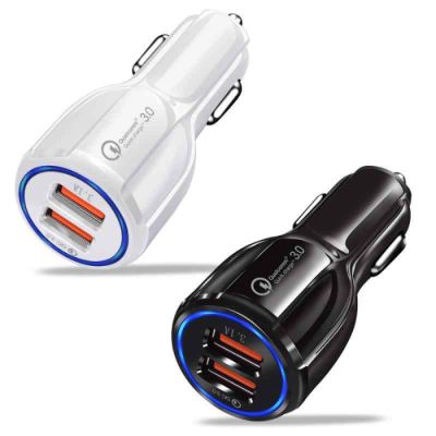 Универсално USB зарядно за кола с два порта