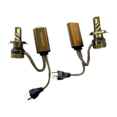 H4 Диоден комплект X6 - NAKAMOTO 12V / 24V- 60W / 6800 LM