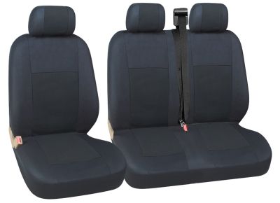2+1 Лукс Калъфи черни За Седалки за Mercedes Sprinter след 2006г