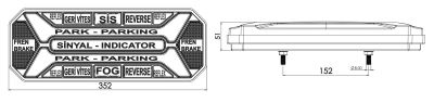 LED стопове с динамични светлини и неон 12-24V