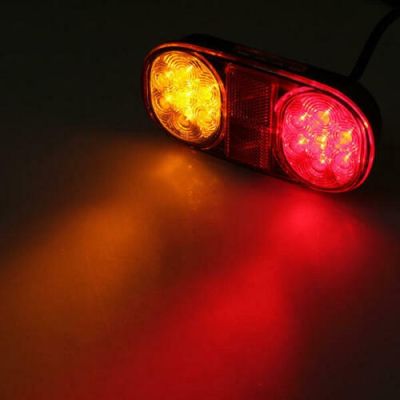 Комплект 2 броя LED Лед Диодни Стопове, 12V, За Камион, Ремарке, Бус, Каравана, Кемпер, Е-Mark