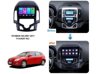 HYUNDAI I30 КЛИМАТРОНИК 2006 - 2011 - 9'' НАВИГАЦИЯ