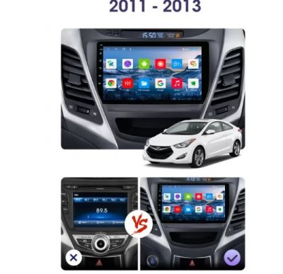 HYUNDAI ELANTRA 2011-2013 - 9'' НАВИГАЦИЯ