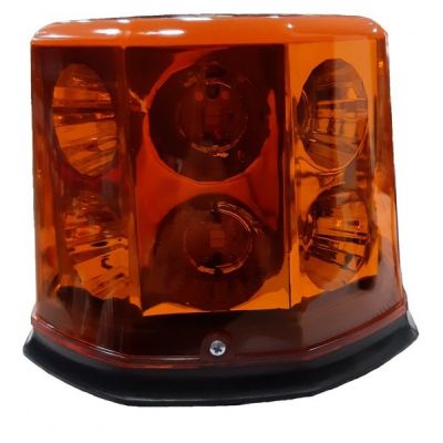 Аварийна сигнална LED лампа 12V /24V оранжева