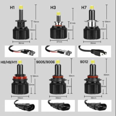 360 CREE LED диодни лед крушки H1, подходящи и за лупи