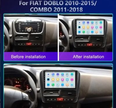 FIAT DOBLO 2010-2015 / OPEL COMBO 2011-2018 - 9'' НАВИГАЦИЯ