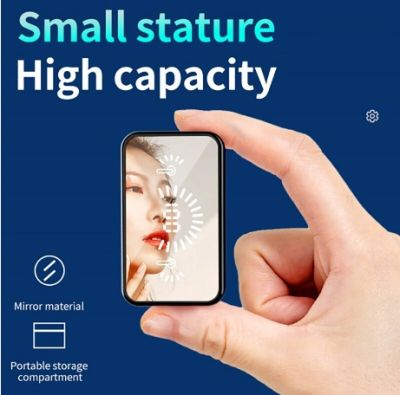 Безжични слушалки TWS, с огледало, Bluetooth 5.0, LED дисплей, IPX-5