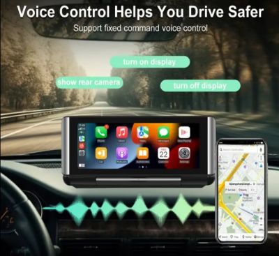 Универсална навигация + видеорегистратор ANDROID Wireless Carplay &amp; Android Auto DVR AirPlay BT FM Autoradio