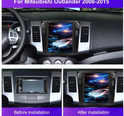 Mitsubishi Outlander 2008-2015-9.7" ВЕРТИКАЛНА НАВИГАЦИЯ