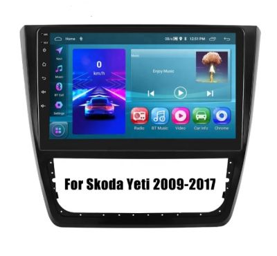 SKODA YETI 2009-2017 - 10.1'' НАВИГАЦИЯ
