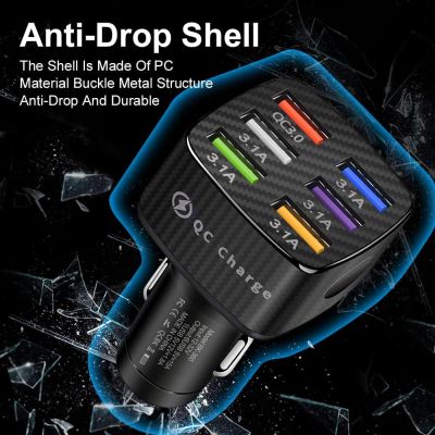 USB FAST CHARGER-УНИВЕРСАЛНО ЮСБ БЪРЗО ЗАРЯДНО С 6 ПОРТА