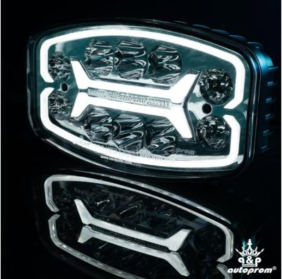 Халоген LED+ DRL / бял + жълт