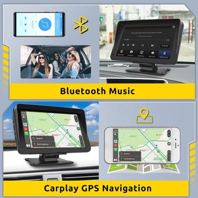 Преносим безжичен Carplay 7" екран
