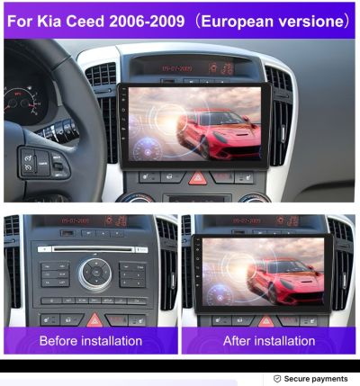 9" Андроид мултимедия за КИА СИЙД 2006-2009 г