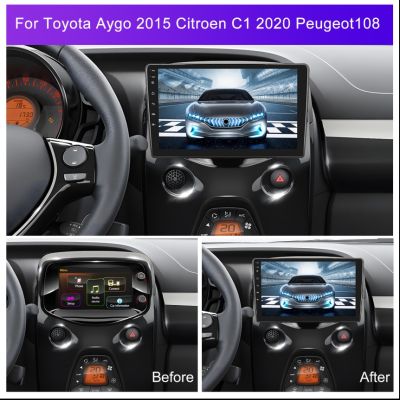 9'' андроид мултимедия за Toyota Aygo 2015 Citroen C1 2020 Peugeot 108 