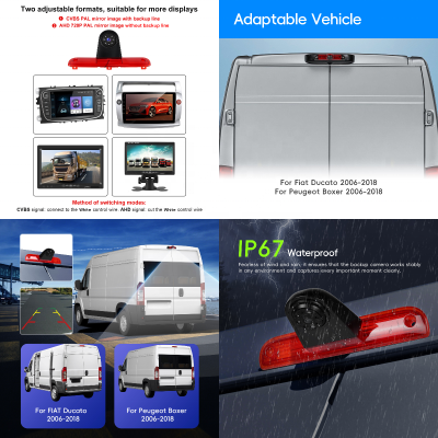 Fiat Ducato/Peugeot Boxer 2006-2018 стоп с камера за заден ход OEM