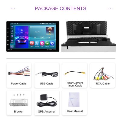 9" въртящ се 1 DIN Android Car+Carplay радио 2GB+64GB Android 13